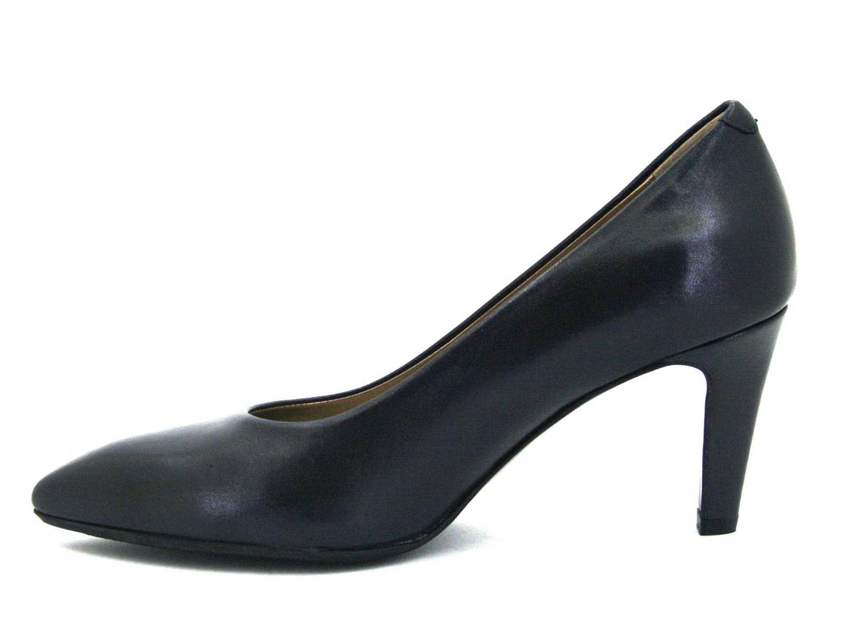 D5141 NOTTE Scarpa donna Melluso decollete pelle made in Italy blu scuro