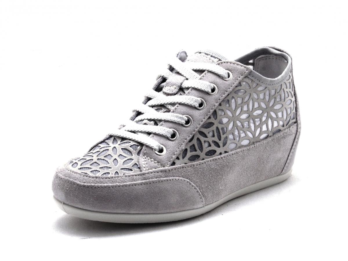 5169411 PERLA Scarpa donna Igi Co sneaker traforata zeppa interna made in Italy