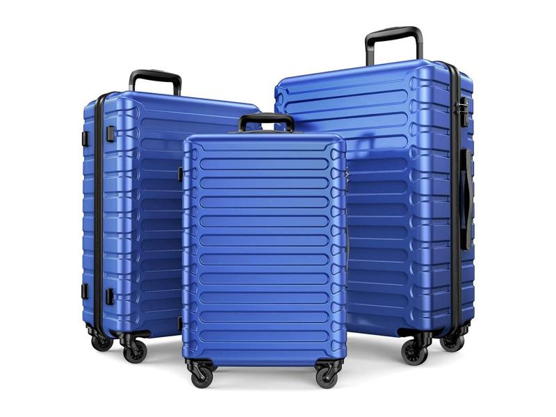 11250182 Set trolley Showkoo HT012  ABS+PC TSA  azzurro